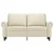 Greatstore Dvosed krem 120 cm umetno usnje