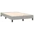 Vidaxl Box spring postelja z vzmetnico LED sv. siva 120x190 cm blago
