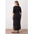 Trendyol Curve Ženska haljina Tbbaw26Ah00053, Crna