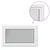 Prozor za podrum RISOR 100 x 60 cm PVC i staklo Bijela