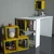 Hanah home Radni sto 120x75x65cm Belo-Žuti