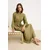 Trendyol Modest Ženska haljina Tctss26Eb00156, Kaki