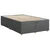 vidaXL Postelja boxspring z vzmetnico Temno siva 120 x 200 cm Blago