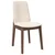 shumee vidaXL Jedilni stoli z blazinami 2 kosa Brown Solid Wood Rubber