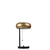 Opviq Stona lampa Smith, Zlatno-crna