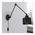 Zidna lampa 1xE27/20W/230V crna