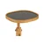 Hanah Home pomoćni sto Opus Kare 42, 42 cm, hrast / crni mermer