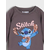 Sinsay - Dukserica sa ukrasnim šljokicama Stitch - antracit