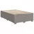 Vidaxl Box spring postelja z vzmetnico taupe 120x190 cm blago