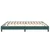 Box Spring krevet bez madracem tamnozeleni 200x220 cm baršun