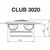 JBL Auto zvučnici Club 3020 8.7 cm, 2-sistemski, 60 W, 20 W