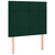 Krevet box spring s madracem LED tamnozeleni 120x200 cm baršun