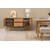 HANAH HOME Vina 02 1005 Atlantic Pine Cream (Produživi trpezarijski sto, stolice i konzola (5 komada))