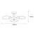 Opviq Luster Circle 1341, Metalni, Crni