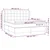 Vidaxl Box spring postelja z vzmetnico modra 180x200 cm blago