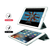 Maska na preklop Tablet Stripes Samsung Tab S9 Ultra/ X910, Zelena