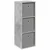 Kreveta s ladicama Betonski sivi 30,5 x 27 x 84,5 cm