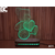 Black Cut 3D Lampa Meda i srce, Hladno bela