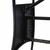 Vrtni stol crni 170 x 80 x 74 cm od poliratana