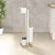 WENKO 26214100 - WC komplet RIVALTA 18x70 cm braon/bela