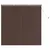 Venecijanska roleta Tamno smeđa 160 x 150 cm 25 mm PVC