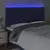 LED uzglavlje plavo 200x5x118/128 cm od tkanine