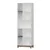Hanah Home polica za knjige Venaro Large, 60 cm, bela / orah