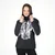 Wintro Ženska jakna Elodie jacket, Crno-bela