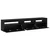 TV ormar 2 pcs Crni hrast 195 x 35 x 40 cm Konstruirano drvo