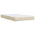 vidaXL vidaXL Box spring postelja z vzmetnico krem 120x190 cm blago, (21304862)
