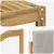 Set vanjskih sofa 6 pcs Bijela i svjetlosiva Poliester