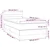 Vidaxl Box spring postelja z vzmetnico LED sv. siva 100x200 cm blago