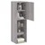 TV ormarić s LED svjetlima boja hrasta 30,5x30x102 cm