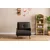 ATELIER DEL SOFA Sofa-krevet sa 1 sedaljkom Cosmo Single Dark Grey
