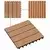 Pločice za decking 11 pcs Tikovina 30 x 30 cm