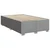 Vidaxl Box spring postelja z vzmetnico svetlo siva 120x200 cm blago