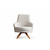 ATELIER DEL SOFA Fotelja Kapri Cream