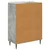 Ormar s ladicama Betonska siva 66 x 34,5 x 92 cm