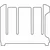 Textile car mats VW Transporter T4 1990-2003 (2nd and 3rd row, Multivan)