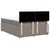 Vidaxl Box spring postelja z vzmetnico taupe 160x200 cm blago