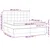 Vidaxl Box spring postelja z vzmetnico LED krem 200x200 cm blago