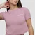 GymBeam Ženska majica Agile Cropped Woodrose