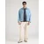 ARMANI EXCHANGE Majica  mornarska / svetlo modra / bela
