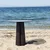 Hanah Home Klub sto Thales 50x50x50cm Tamnosivo-Crni