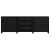 Kreveta 3 pcs Crni hrast 70 x 41 x 75 cm Konstruirano drvo