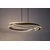 Rabalux Visilica Adalind, LED 40W, 3000K, 60cm, Crno - zlatna