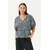 Kaffe Bluza Ruffalo mornarska/bela
