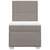 Vidaxl Box spring postelja z vzmetnico taupe 100x200 cm blago