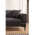 Atelier del Sofa Trosed na razvlačenje Horizon 95x43x173cm Tamnosivi