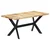 Vidaxl Jedilna miza 160x80x75 cm trden robusten mangov les